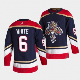 Florida Panthers Colin White Reverse Retro #6 Navy Jersey Special Edition