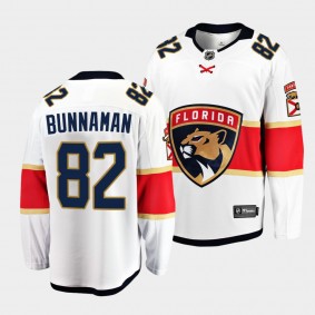 Connor Bunnaman Florida Panthers 2022 Away 82 Jersey White Player