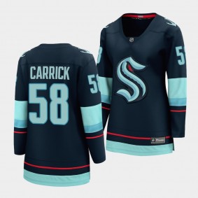 Connor Carrick Seattle Kraken 2021-22 Home Breakaway Women Jersey