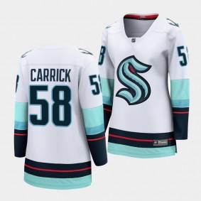 Connor Carrick Seattle Kraken 2021-22 Away Breakaway Women Jersey