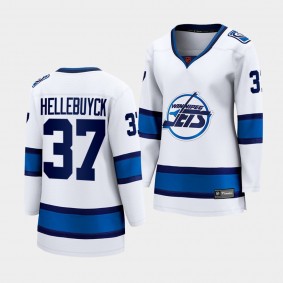 Connor Hellebuyck Winnipeg Jets 2022 Special Edition 2.0 Women Breakaway 37 Jersey Retro