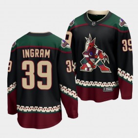 Connor Ingram Arizona Coyotes Home Black Breakaway Player Jersey Men's