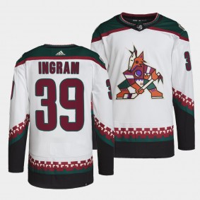 Arizona Coyotes Away Connor Ingram #39 White Jersey Authentic