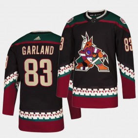 Conor Garland Coyotes Throwback Kachina Black Jersey