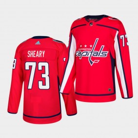 Conor Sheary #73 Capitals 2020-21 Home Authentic Player Red Jersey