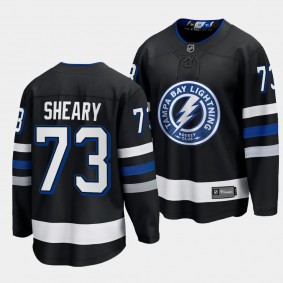 Tampa Bay Lightning Conor Sheary 2023-24 Alternate Black Premier Breakaway Jersey Men's