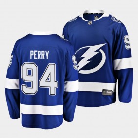 Corey Perry Tampa Bay Lightning 2021 Home Men Blue Player Jersey