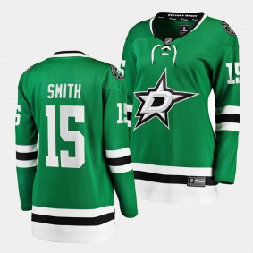 Craig Smith Dallas Stars Home Women Breakaway Player 15 Jersey