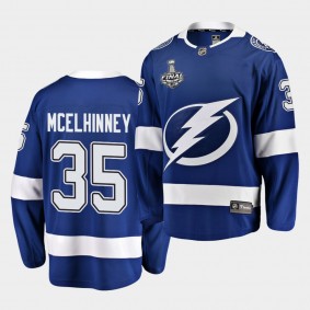 Tampa Bay Lightning Curtis Mcelhinney 2020 Stanley Cup Final Bound Home Player Blue Jersey