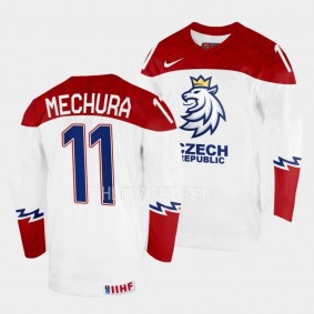 Adam Mechura Czech Republic 2023 IIHF World Junior Championship Jersey White