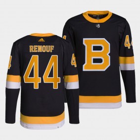 Dan Renouf #44 Boston Bruins Authentic Pro Black Jersey Alternate