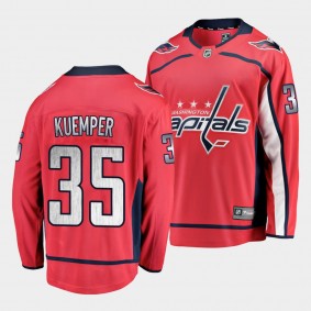 Darcy Kuemper Washington Capitals 2022 Home Red Breakaway Player Jersey Men