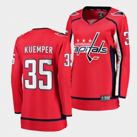 Darcy Kuemper Capitals Home Breakaway Player Women Jersey