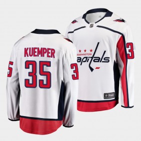 Darcy Kuemper Washington Capitals 2022 Away White Breakaway Player Jersey Men