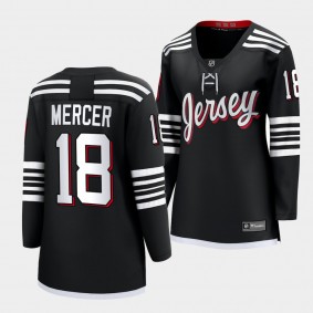 Dawson Mercer Devils 2022 Alternate Premier Women Jersey