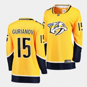 Denis Gurianov Nashville Predators Home Women Breakaway Player 15 Jersey