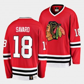 Denis Savard Chicago Blackhawks Retired Player Red Jersey Premier