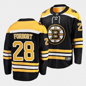 Derek Forbort Boston Bruins 2021 Home Black Player Men Jersey