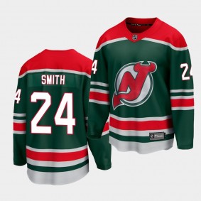 Ty Smith New Jersey Devils Special Edition Green Jersey