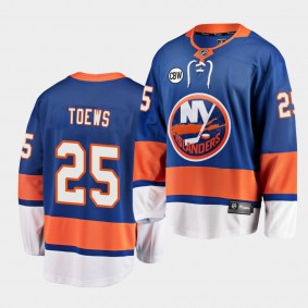 Devon Toews #25 Islanders 2018-19 Premier Home Men's Jersey