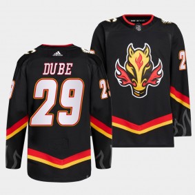 Calgary Flames 2022-23 Blasty Alternate Dillon Dube #29 Black Jersey Primegreen