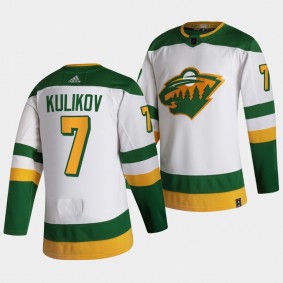 Dmitry Kulikov Wild #7 Reverse Retro Jersey White Authentic