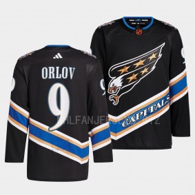 Reverse Retro 2.0 Dmitry Orlov Washington Capitals Black #9 Authentic Primegreen Jersey 2022