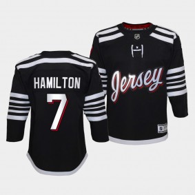 Dougie Hamilton Youth Jersey Devils Alternate Black Premier Player Jersey