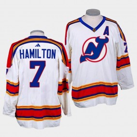 Dougie Hamilton New Jersey Devils Reverse Retro 2.0 2022-23 White Replica Jersey