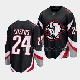 Buffalo Sabres Dylan Cozens Goathead Alternate 2022-23 Black Premier Breakaway Player Jersey Men's