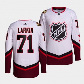 Red Wings 2022 NHL All-Star Dylan Larkin #71 White Jersey Authentic Primegreen