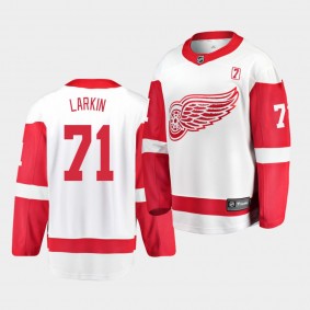 Dylan Larkin #71 Red Wings 2018-19 Breakaway Away Men's Jersey