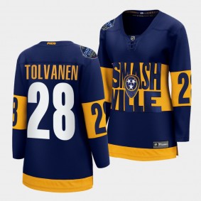 Eeli Tolvanen Predators 2022 Stadium Series Fanatics Women Jersey