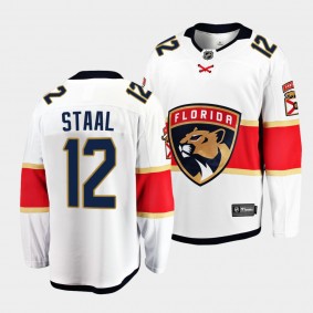 Eric Staal Florida Panthers Away White Breakaway Player Jersey Men's