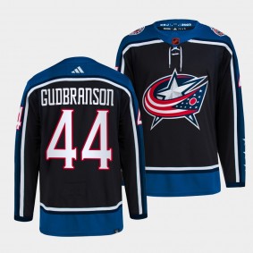 Erik Gudbranson Columbus Blue Jackets 2022 Reverse Retro 2.0 Navy #44 Authentic Primegreen Jersey Men's