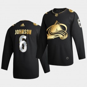 Colorado Avalanche Erik Johnson 2020-21 Golden Edition Limited Authentic Black Jersey