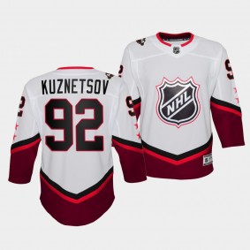 Evgeny Kuznetsov Youth Jersey Capitals 2022 NHL All-Star White Eastern Conference Jersey