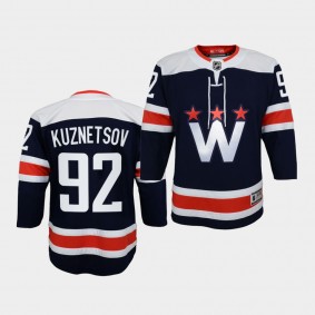 Evgeny Kuznetsov Youth Jersey Capitals Alternate Navy Third Premier Jersey