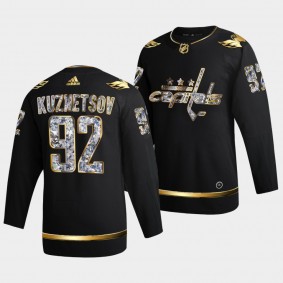 Evgeny Kuznetsov #92 Capitals 2022 Stanley Cup Playoffs Diamond Edition Black Jersey