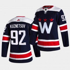 Evgeny Kuznetsov #92 Capitals 2020-21 Alternate Third Authentic Navy Jersey