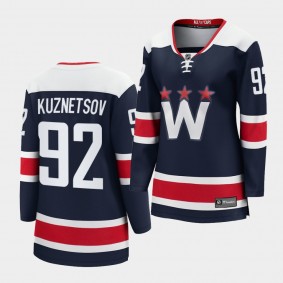 Evgeny Kuznetsov Capitals #92 2020-21 Alternate Third Premier Women Jersey