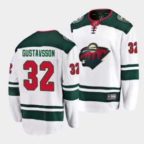 Filip Gustavsson Minnesota Wild 2022 Away White Breakaway Player Jersey Men