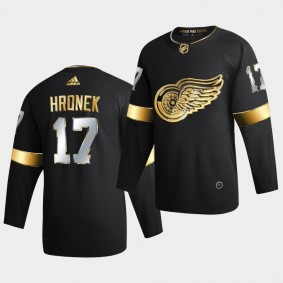 Detroit Red Wings filip hronek 2020-21 Golden Edition Limited Authentic hronek Jersey