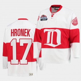 Filip Hronek Detroit Red Wings Winter Classic White Throwback Jersey