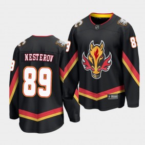 Nikita Nesterov Calgary Flames Special Edition Black Breakaway Jersey