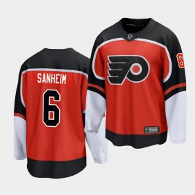 Travis Sanheim Philadelphia Flyers 2021 Special Edition Orange Jersey