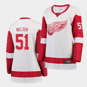 Women's Frans Nielsen Red Wings #51 Breakaway Away Jersey