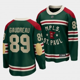 Frederick Gaudreau Minnesota Wild 2022 Winter Classic Green State of Hockey Men Jersey