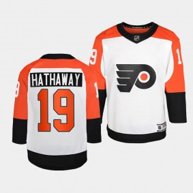 Philadelphia Flyers Garnet Hathaway 2023-24 Away White Premier Player Jersey Men's