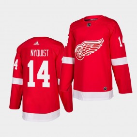 Gustav Nyquist #14 Red Wings Authentic Home Men's Jersey